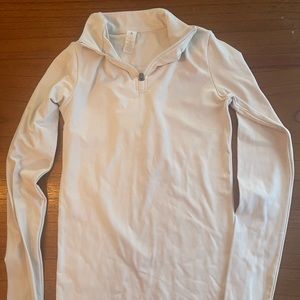 Balance Athletica Outlander Collectionwhite full length quarter zip